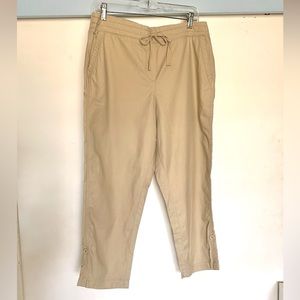 Talbots cropped khakis. Size 12P